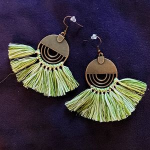 BRAND NEW - BOHO Bronze Fring Earrings